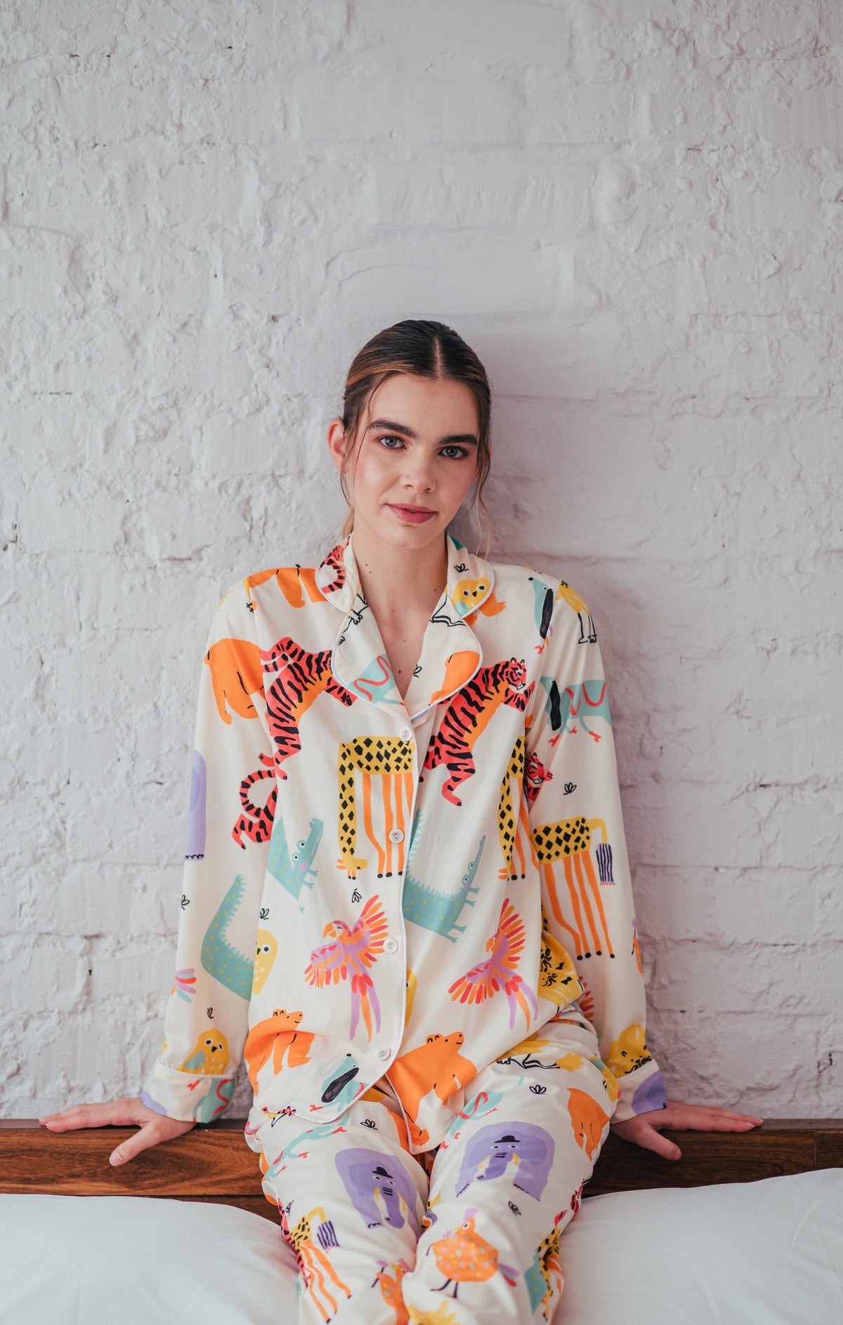 Animales de la Selva - Camisa Manga Larga y Pantalon READY TO SHIP