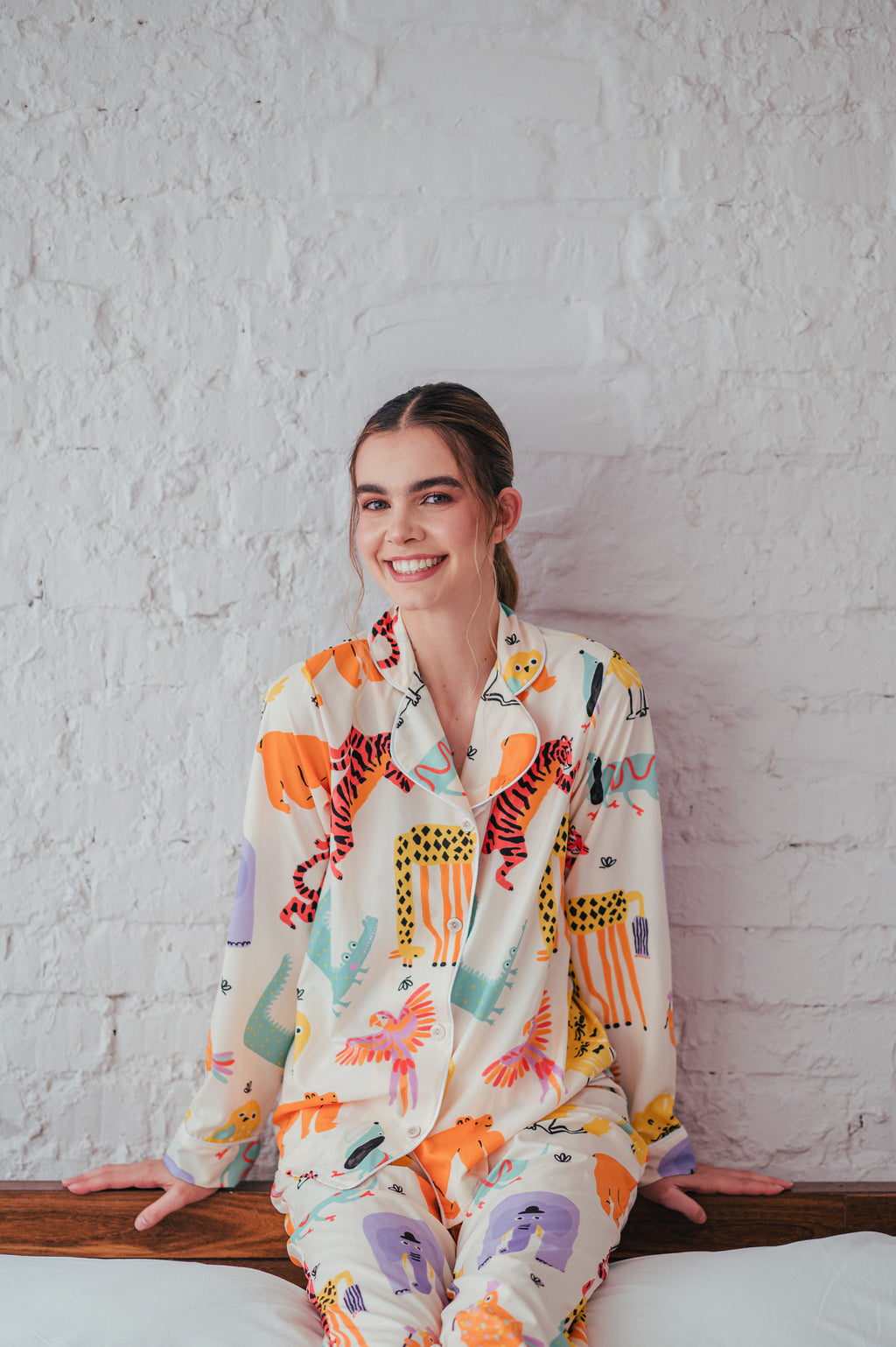 Animales de la Selva - Camisa Manga Larga y Pantalon READY TO SHIP