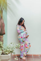 Fantasia - Camisa Manga Larga y Pantalon Maternidad READY TO SHIP