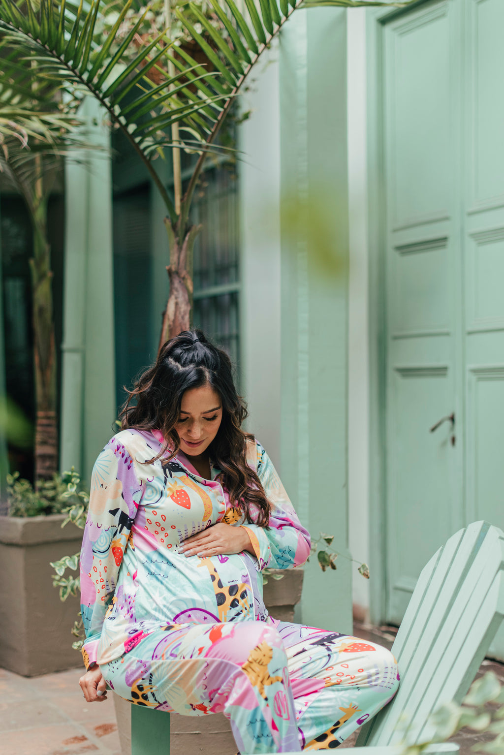 Fantasia - Camisa Manga Larga y Pantalon Maternidad READY TO SHIP