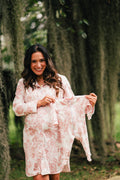 Lirios Rosa - Camison Maternidad READY TO SHIP