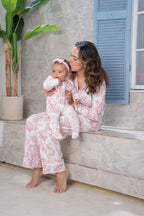 Lirios Rosa - Enterizo de Bebe READY TO SHIP
