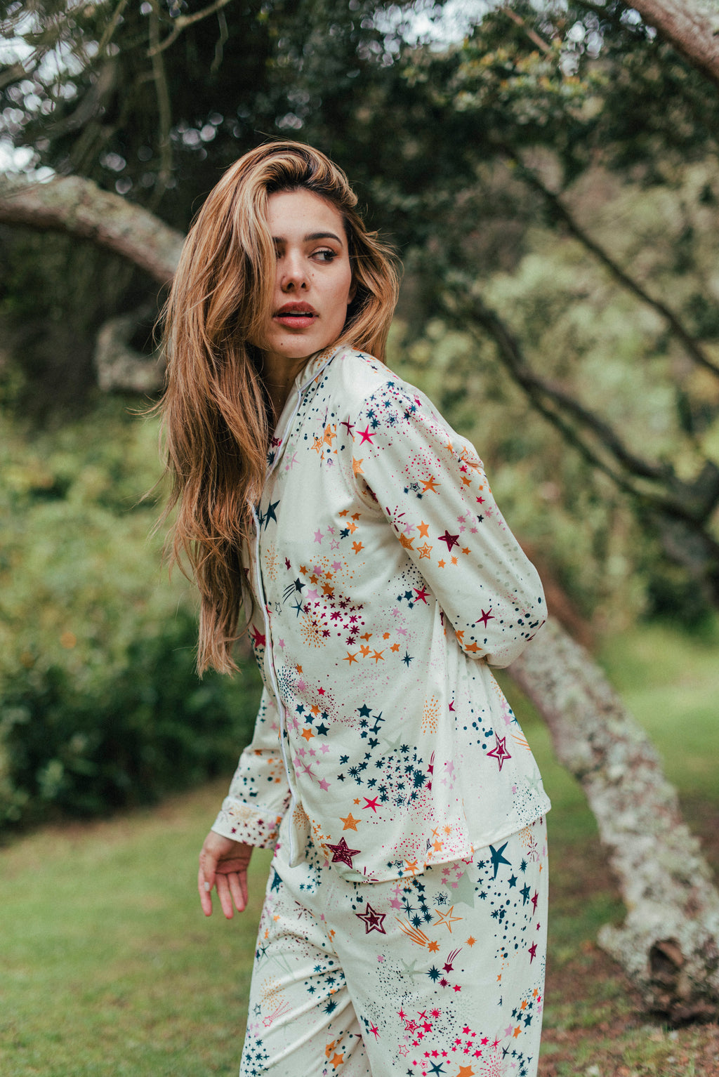 Lluvia de Estrellas - Camisa Manga Larga y Pantalon READY TO SHIP