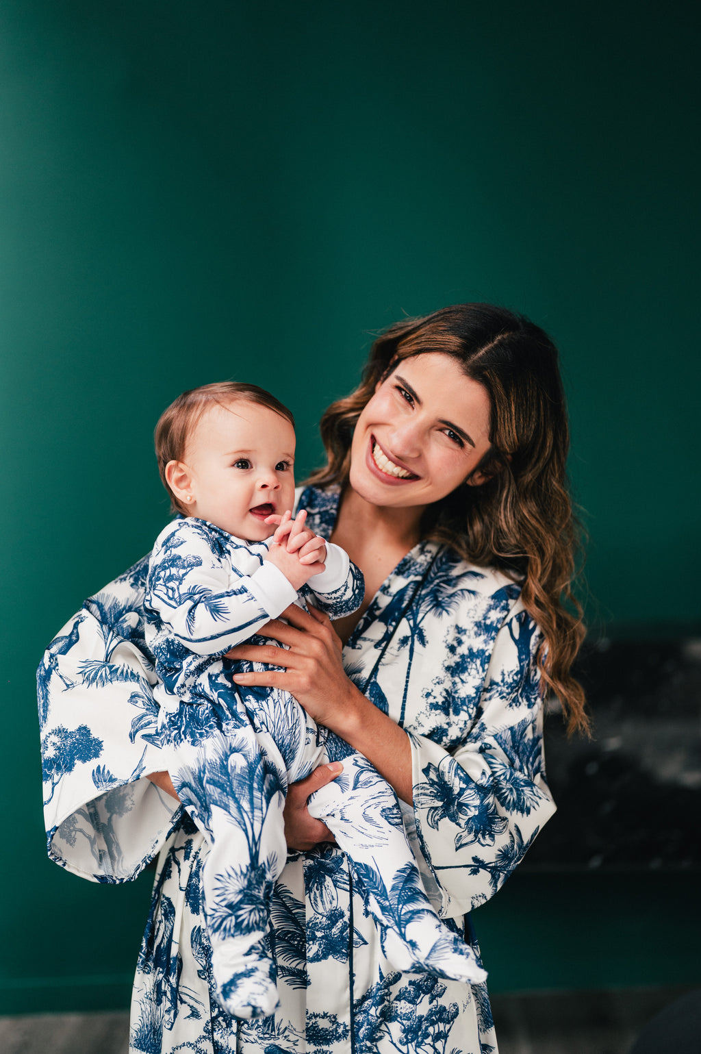 Selva Africana Azul - Baby Onesie READY TO SHIP