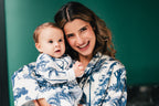Selva Africana Azul - Baby Onesie READY TO SHIP