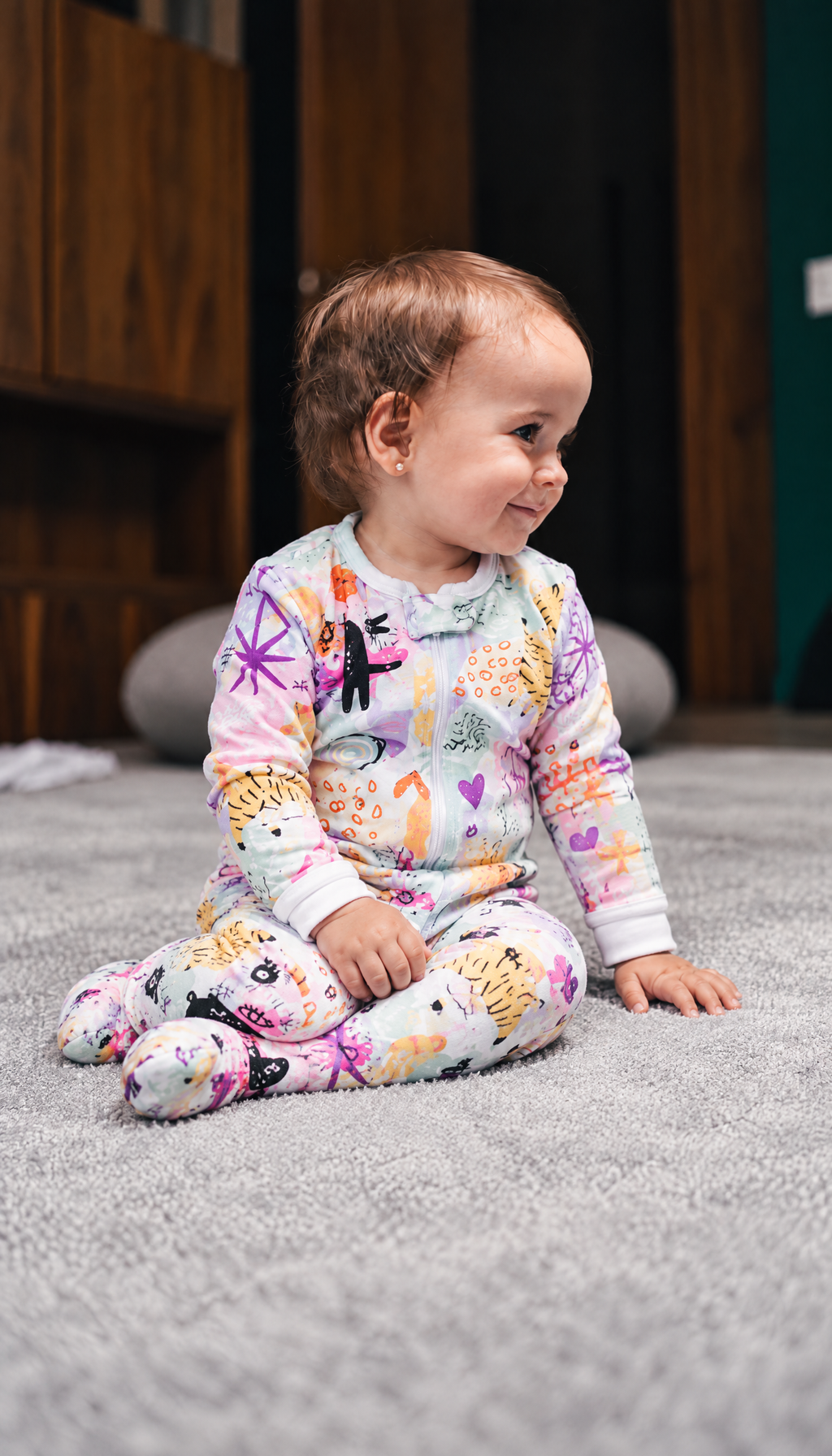 Fantasia Print Pequeño - Enterizo de Bebe READY TO SHIP